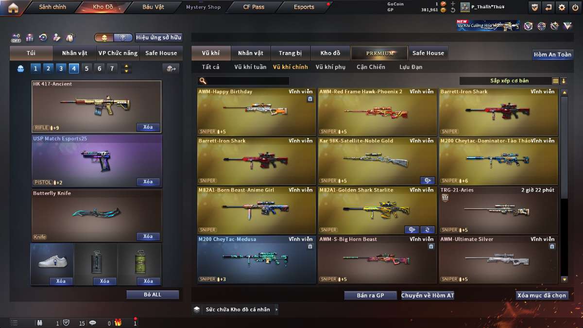 shop acc cf uy tin gia re